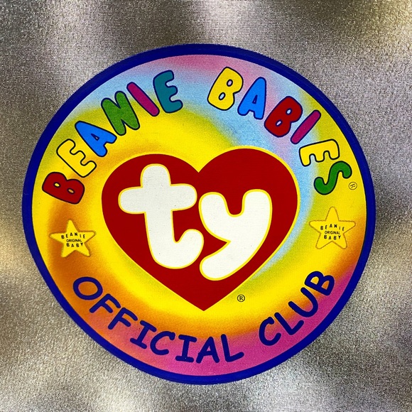 Ty VTG 1999 COLLECTIBLE BEANIE BABIES OFFICIAL CLUB PLATINUM EDITION CAS… - Picture 2 of 9